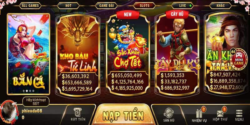 Quay hũ Go88: Một trò chơi đổi thưởng hấp dẫn tại cổng game 1 Tìm hiểu về game Nổ Hũ Go88