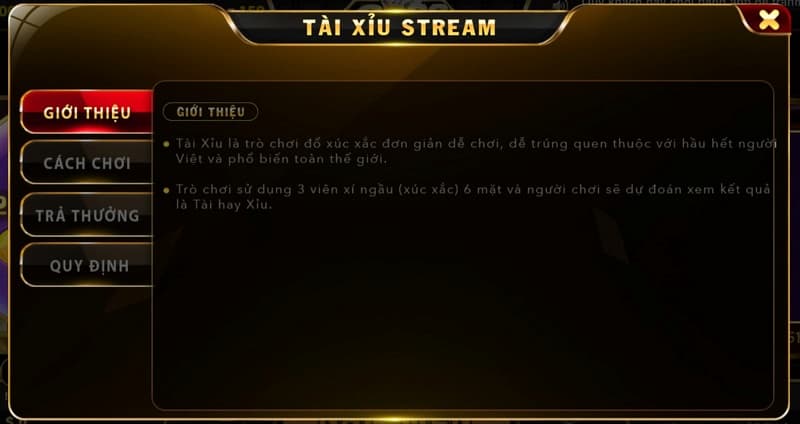 Tài xỉu livestream Go88: Bùng nổ với siêu phẩm hấp dẫn 2026 1 Giới thiệu tổng quan về game Tài xỉu livestream