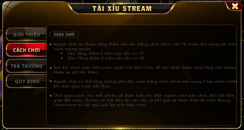 Tài xỉu livestream Go88: Bùng nổ với siêu phẩm hấp dẫn 2026 3 Một số tính năng người mới cần biết