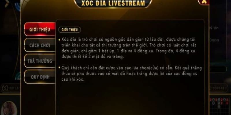 Xóc đĩa livestream Go88: Cách chơi game rinh thưởng lớn mỗi ngày 1 Giới thiệu trò chơi Xóc đĩa livestream là gì?