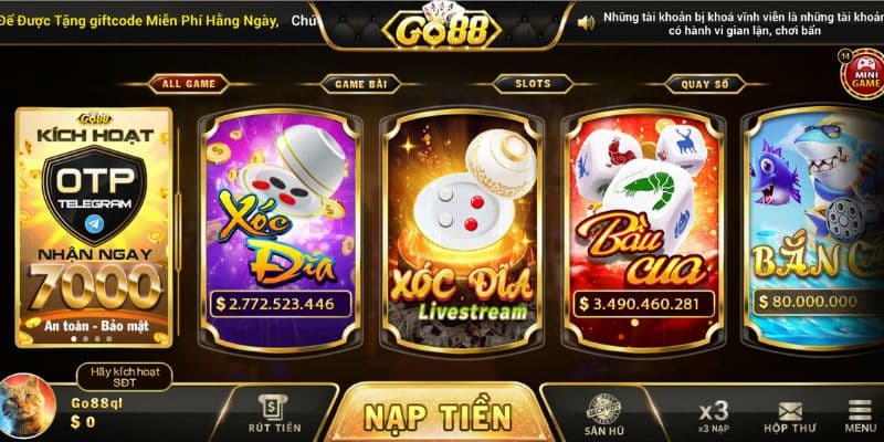 Xóc đĩa livestream Go88: Cách chơi game rinh thưởng lớn mỗi ngày 2 Hướng dẫn cách chơi Xóc đĩa livestream tại cổng game
